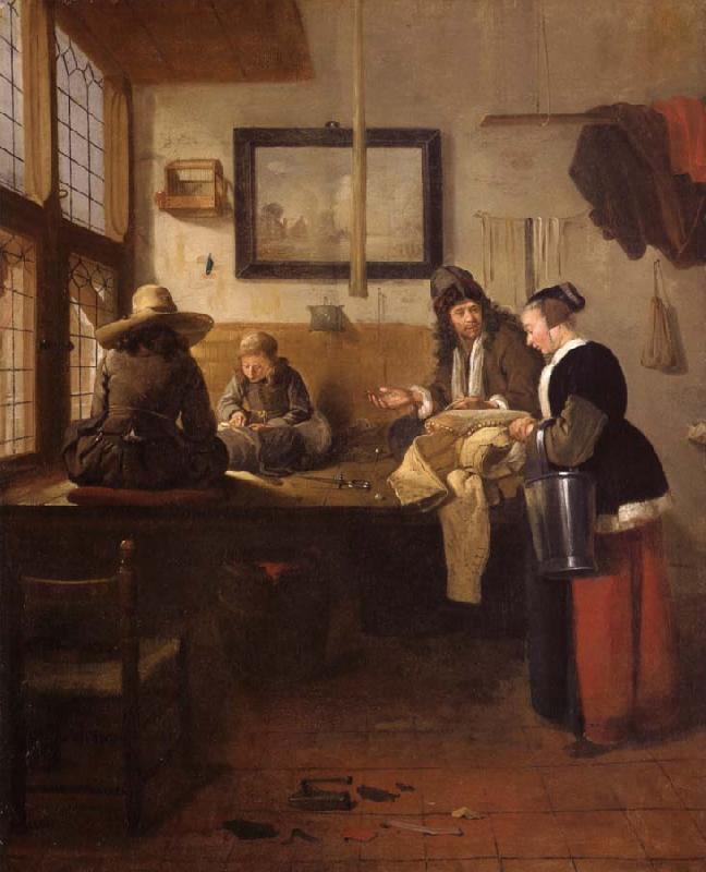 REMBRANDT Harmenszoon van Rijn The tailor-s Workship Germany oil painting art
